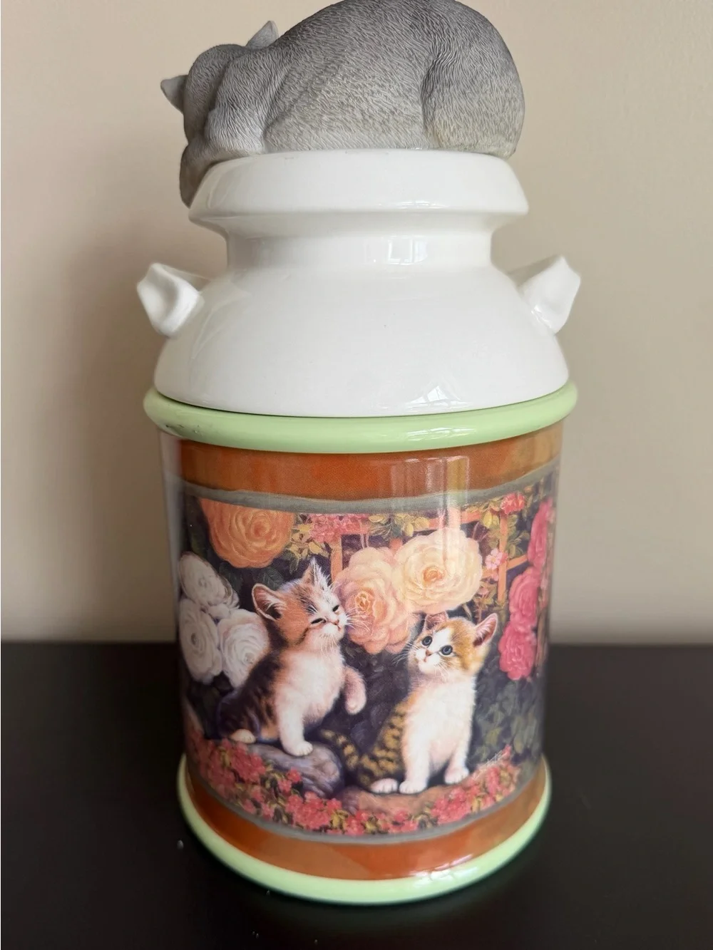 Bradford Exchange Cozy Kitten Canister